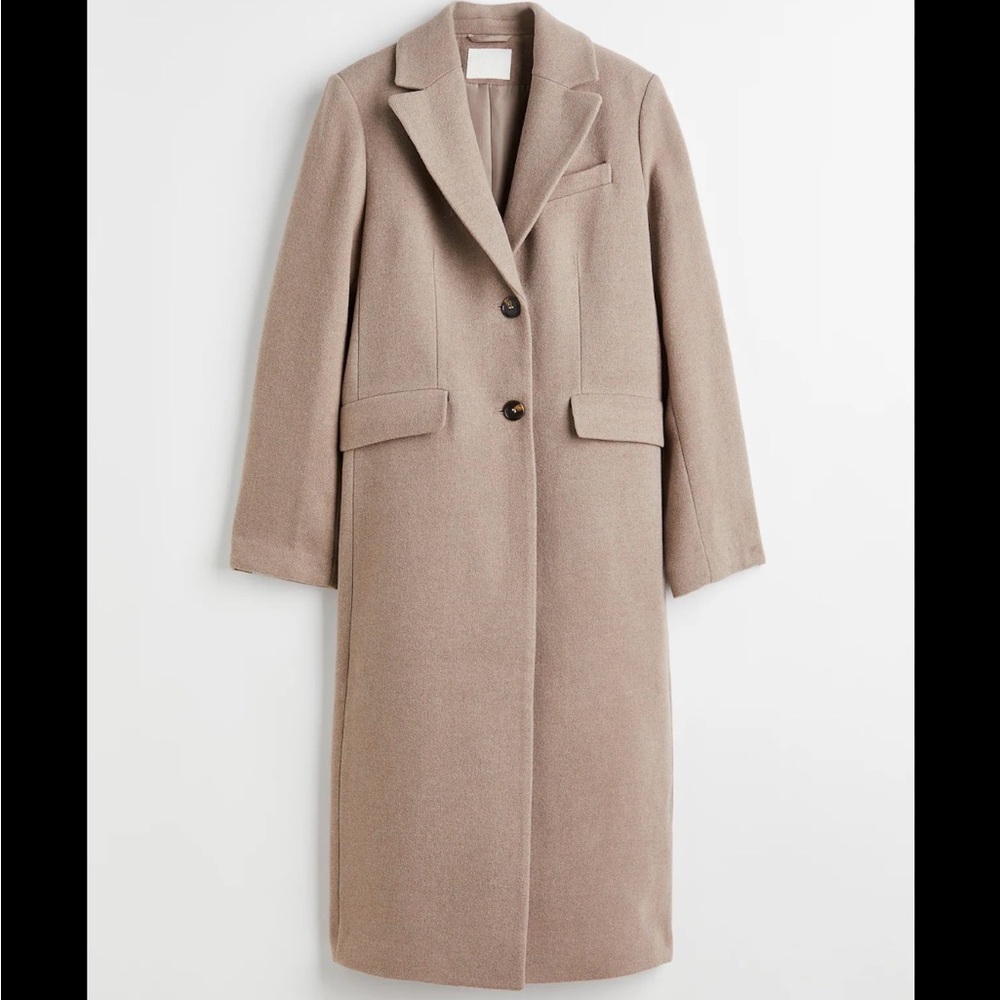 H&M Long Taupe Trench Coat